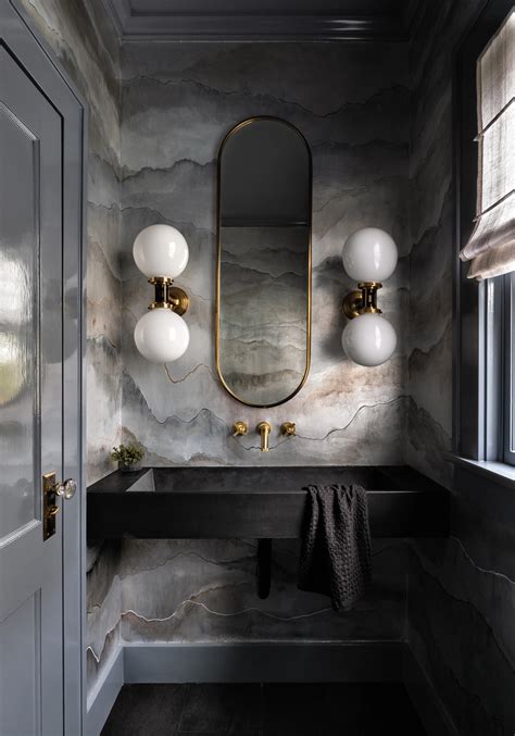 Moody Powder Room Powder Room Decor Powder Room Design Powder Rooms