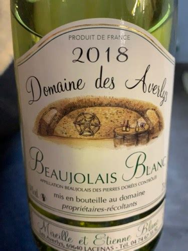 Domaine Des Averlys Beaujolais Blanc Vivino US