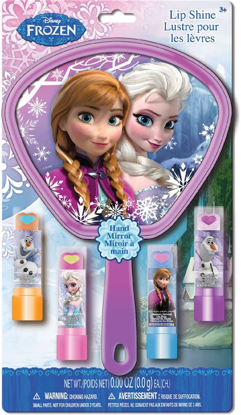 Disney 4 Piece Lip Shine Gloss W Mirror Disney Frozen Toys And Games