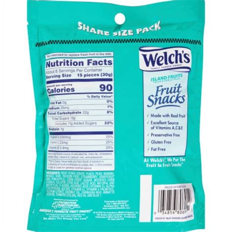 Welch's® Island Fruits Fruit Snacks, 8 oz - Kroger