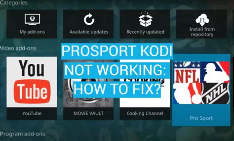 ProSport Kodi Not Working How To Fix Kodiprofy