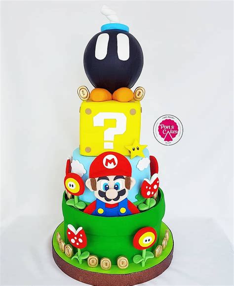 Mario Bross Cake #mariobross #mariobrosscake #mariocake #cake #cakebogota #caketematicos #cake ...