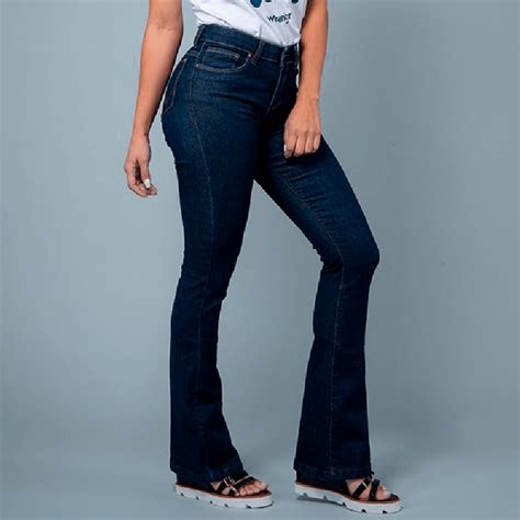 Cal A Jeans Feminina Wrangler Sally Flare Lycra Submarino