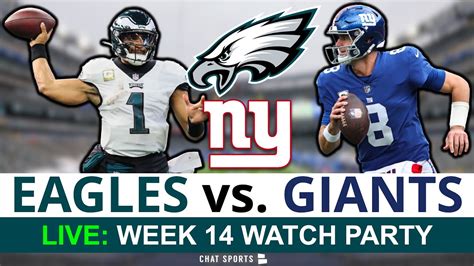 Eagles Vs Giants LIVE Streaming Scoreboard Free Play By Play