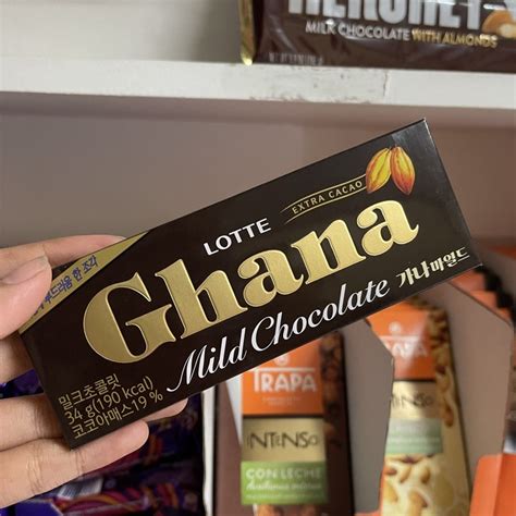 Lotte Ghana Mild Chocolate 34g Shopee Philippines