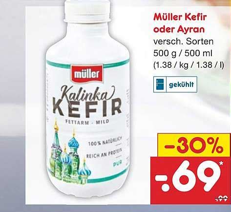 M Ller Kefir Oder Ayran Angebot Bei Netto Marken Discount Prospekte De