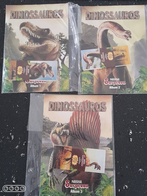 Album Dinossauros Nestle Surpresa Completo Frete Gr Tis