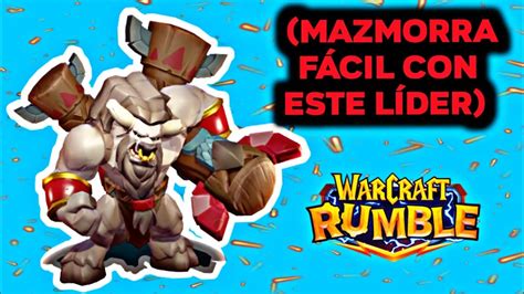 CAIRNE Mazo Para La Mazmorra Horda Warcraft Rumble YouTube