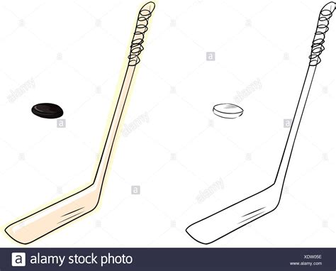 Cartoon Hockey Stick High Resolution Stock Photography And Images Alamy