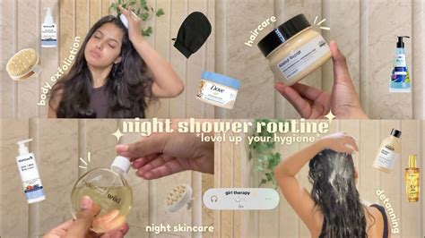 My Night Shower Routine🌙🛁🎀 Haircare Body Care And Skincare Youtube