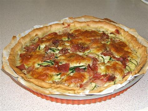 Recette De Tarte Courgettes Jambon Cru