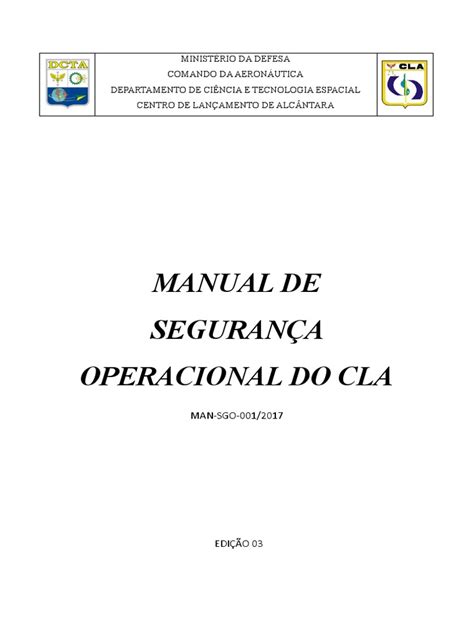 O Que É Código De Segurança Do Cla - Manual de Seguranca Operacional CLA | PDF | Bibliotecas | Ambiente natural