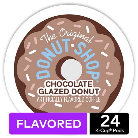 The Original Donut Shop Chocolate Glazed Donut Flavored K-Cup Coffee ...