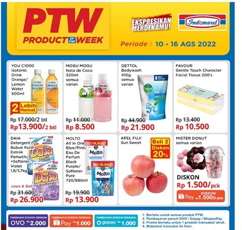 Heboh Katalog Promo JSM Indomaret Periode Agustus 2022 Makanan