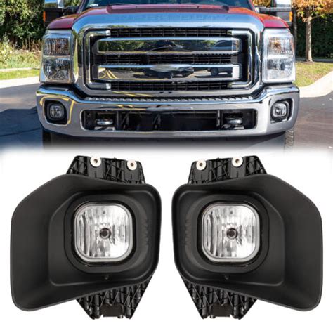 For Ford F F F Super Duty Fog Lights W Bracket Clear