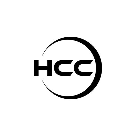 HCC letter logo design in illustration. Vector logo, calligraphy ...