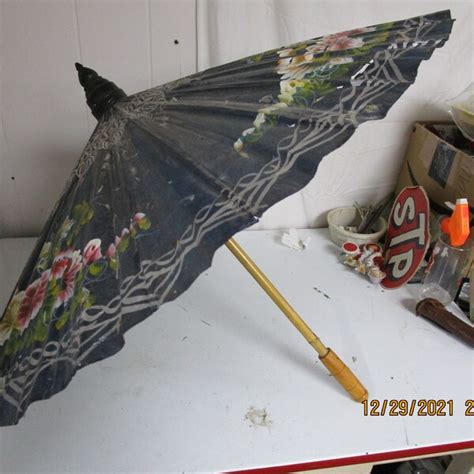 Antique Japanese Parasol Etsy