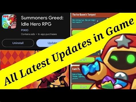 Summoner S Greed All Latest Ingame Updates PvP Data Transfer