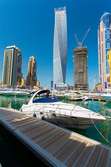 The Dubai Marina and skyline, Dubai, UAE – License image – 71302676 ...