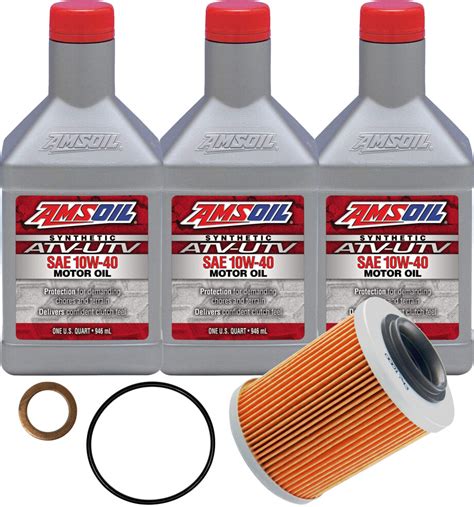 Cfmoto Cforce Zforce Uforce Oil Change Kit W Amsoil Full Synthetic