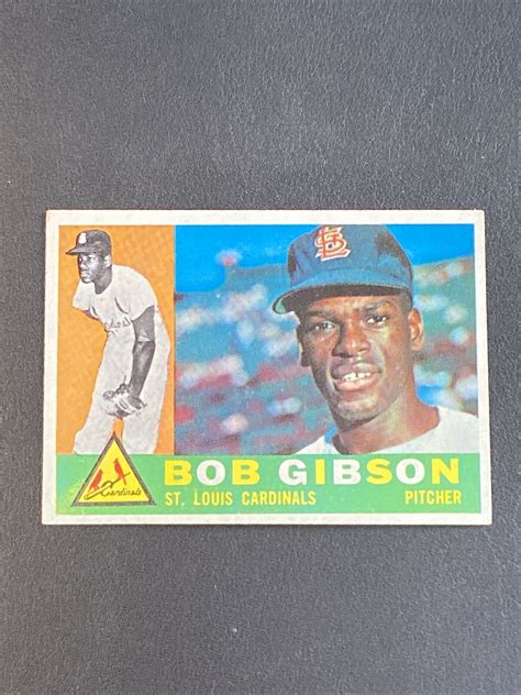 Topps Bob Gibson Hall Of Fame Exmt Ebay