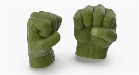 3d model of hulk hands