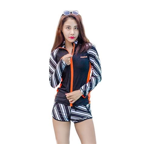 Hisea® Women S Rash Guard Dive Skin Suit Diving Suit Spf50 Uv Sun Protection Windproof Long