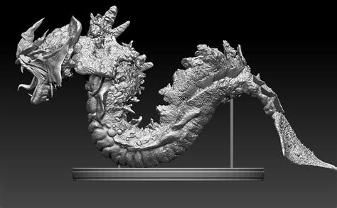 Gyarados - Pokemon FanArt 3D model 3D printable | CGTrader