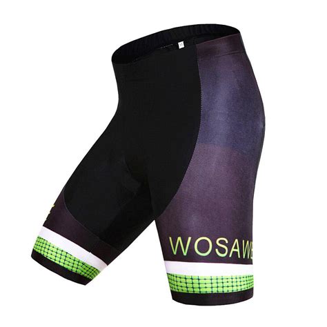 Wosawe Gel Padded Cycling Shorts Men Shockproof Downhill Bicycle Shorts