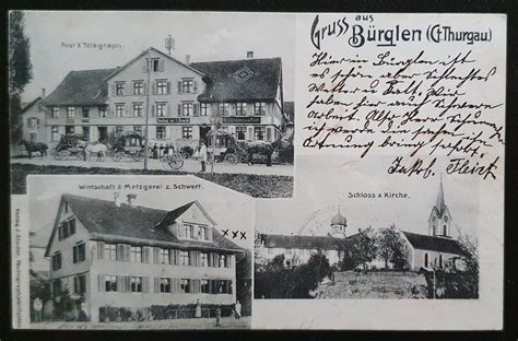 Gruss aus Bürglen 1906 Kaufen auf Ricardo