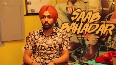 Saab Bahadar Interview Ammy Virk Releasing On 26th May Youtube