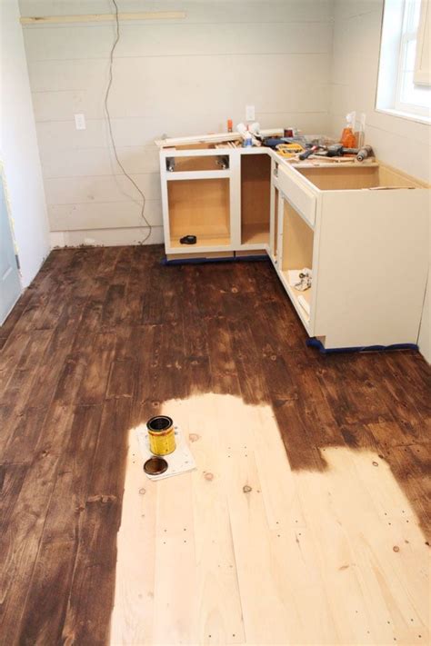 DIY Hardwood floors under $1.50/sq ft. | The Harper House