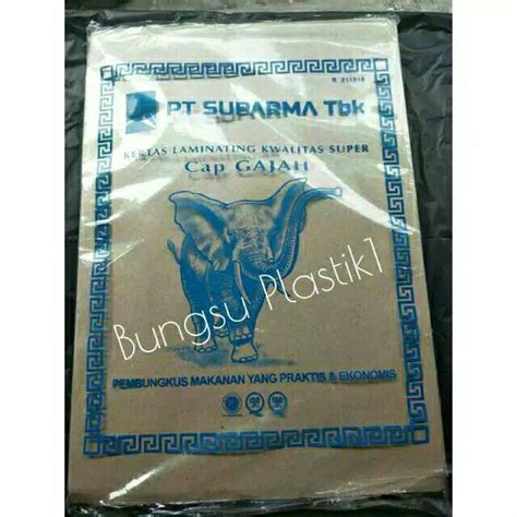 Jual Kertas Nasi Cap Gajah Biru X Lembar Pack Shopee Indonesia