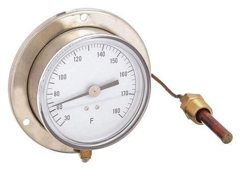 30° To 180°f 3 5 In Dial Dia Analog Panel Mount Thermometer 12u641 12u641 Grainger