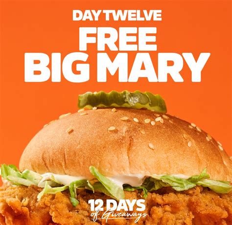 Mary Brown's: FREE Big Mary Sandwich Chicken Burger Today Only - Hot ...