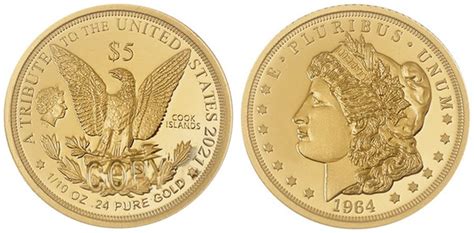 Dollars Elizabeth Ii Gold Morgan Cook Islands Numista