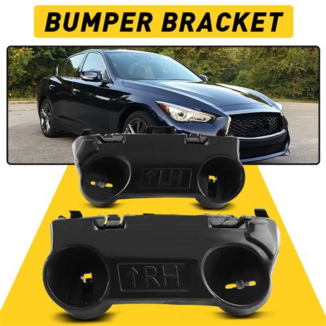 Left Right Side Bumper Support Brackets For Infiniti Q