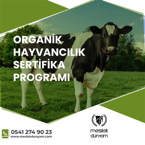 Organik Hayvancılık Sertifika Programı Meslek Dünyam Eğitimleri İş