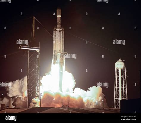 A Spacex Falcon Heavy Rocket Launches The Jupiter 3echostar 24