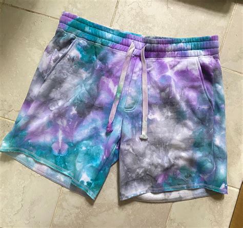 Mens Shorts Tie Dye Shorts Mens Tie Dye Shorts Etsy