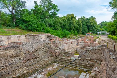 Ruins Of Roman Baths At Hisarya Bulgaria Stock Photo Image Of Sredna