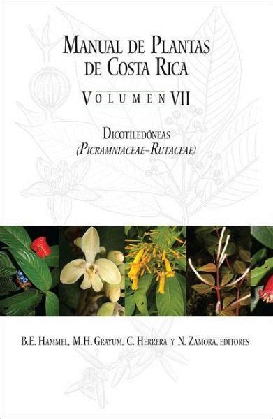 Manual De Plantas De Costa Rica Volumen Vii Dicotiledoneas Von B