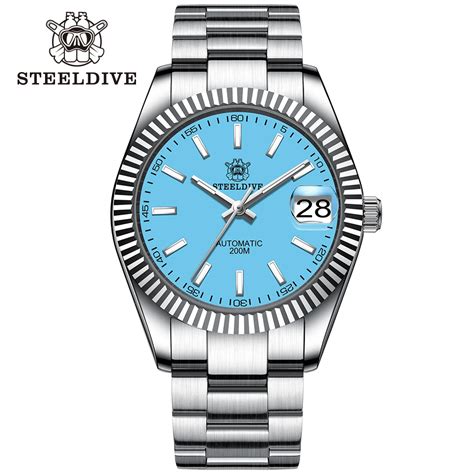 Steeldive Reloj De Buceo Autom Tico Sd Para Hombre Cron Grafo Nh