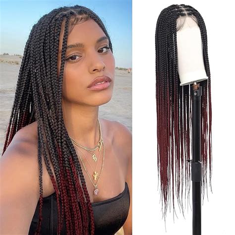 Amazon Kalyss Knotless Braided Wig Box Braids Wigs Lace Front