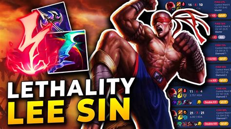 FULL DAMAGE LEE SIN BUILD DESTROYS HIGH ELO YOU NEED TO TRY THIS