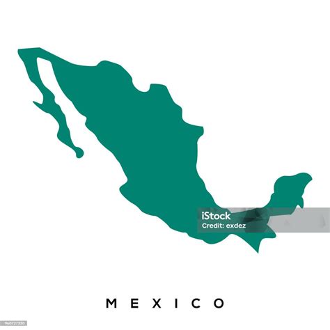 Mexico Map Stock Illustration Download Image Now Cartography