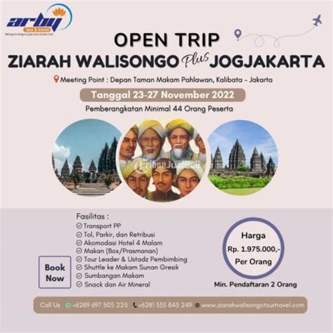 Trip Ziarah Walisongo Plus Jogjakarta H M Di Sidoarjo Tribunjualbeli