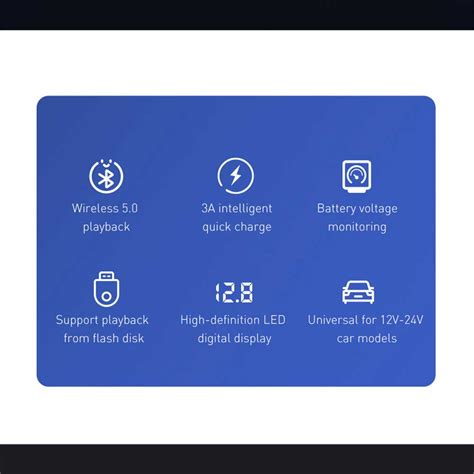 Baseus Streamer F40 AUX Wireless MP3 Car Charger