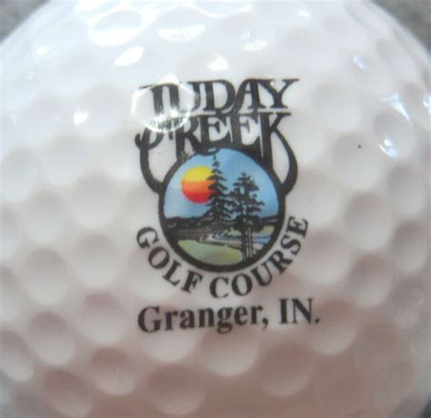 1 Juday Creek Granger Indiana Golf Course Logo Golf Ball Ebay