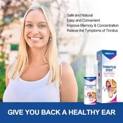 Tinnitus Spray Ear Ringing Relief Relieving Ear Drops Hearing 30ml Ebay